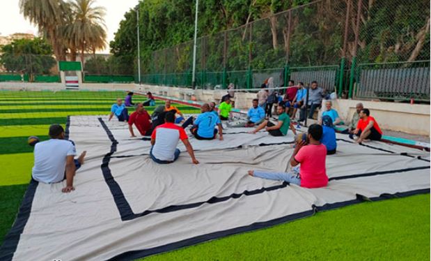 صعود فريق ذوي الاحتياجات الخاصة بالأقصر للكرة الطائرة جلوس للدوري الممتاز