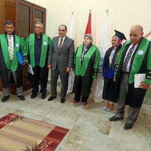 كلية علوم الإعاقة جامعة الزقازيق تمنح الدكتوراة لــ مترجمة لغة إشارة