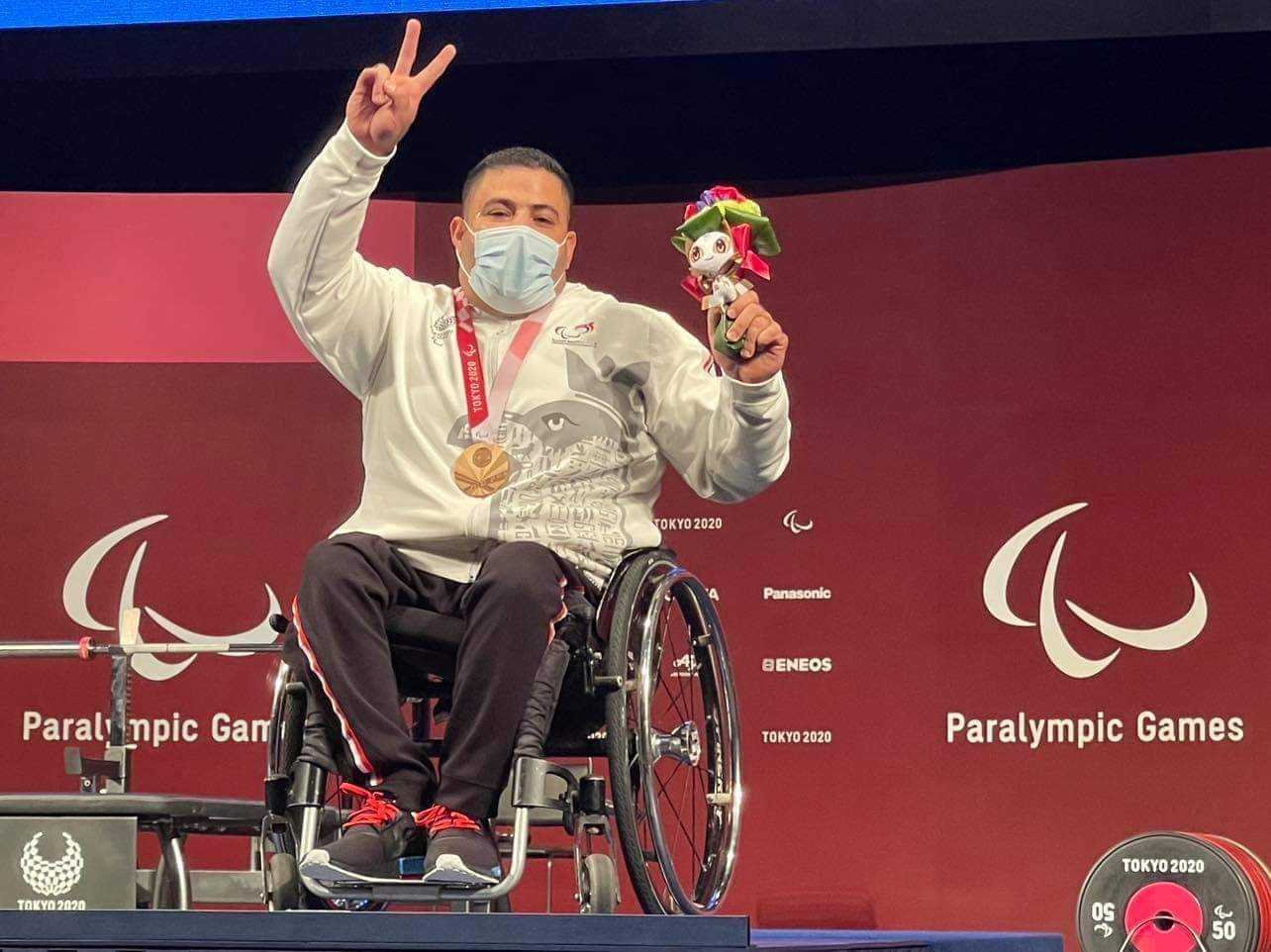 هاني عبد الهادي المُتوج ببرومزية رفع الأثقال - بارالمبياد طوكيو 2020