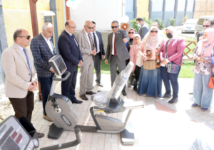 تشغيل أول ساحة رياضية لـ"ذوي الاحتياجات الخاصة" بجامعة المنصورة